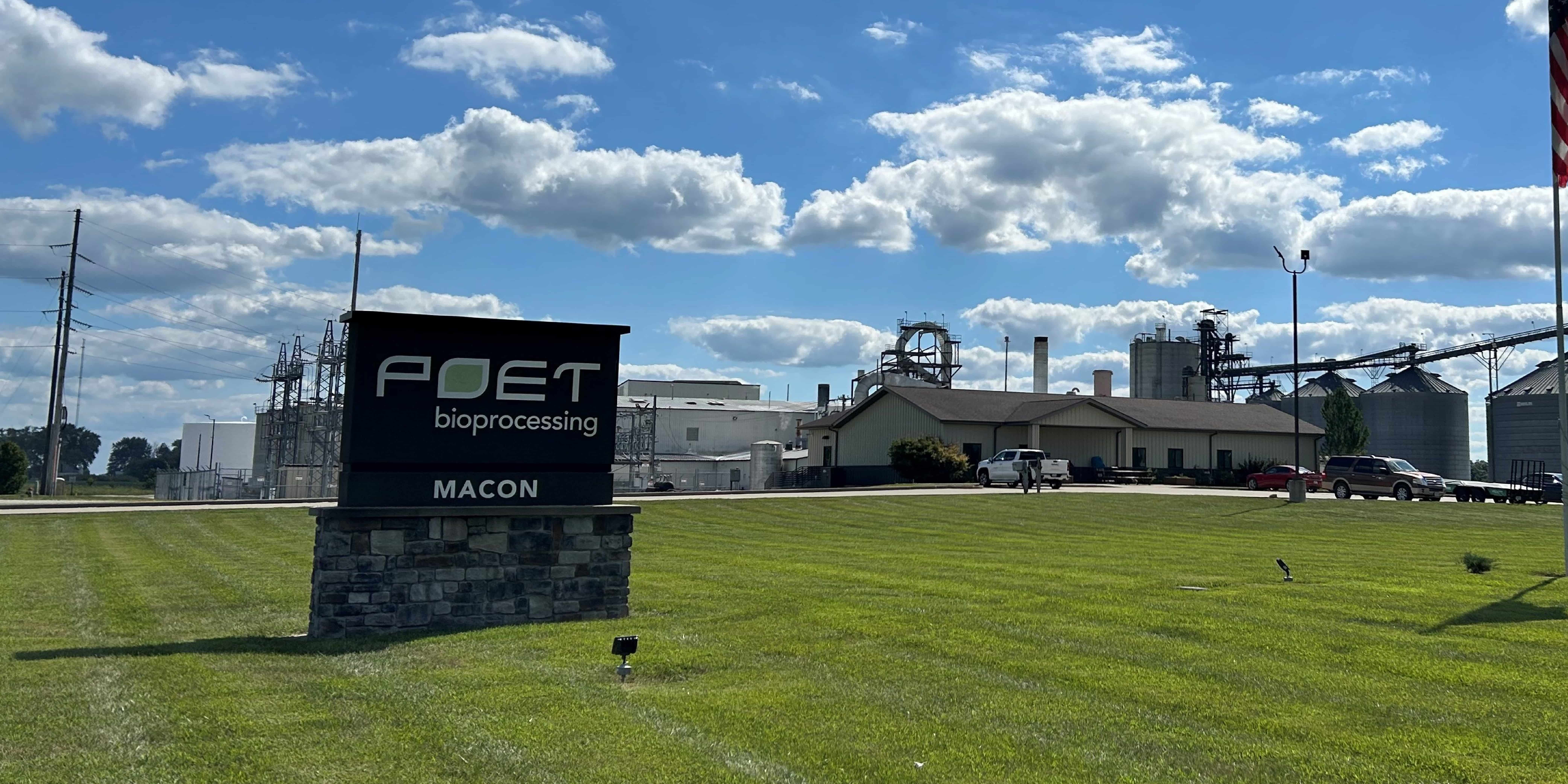 Photo of POET Biopressing entrance